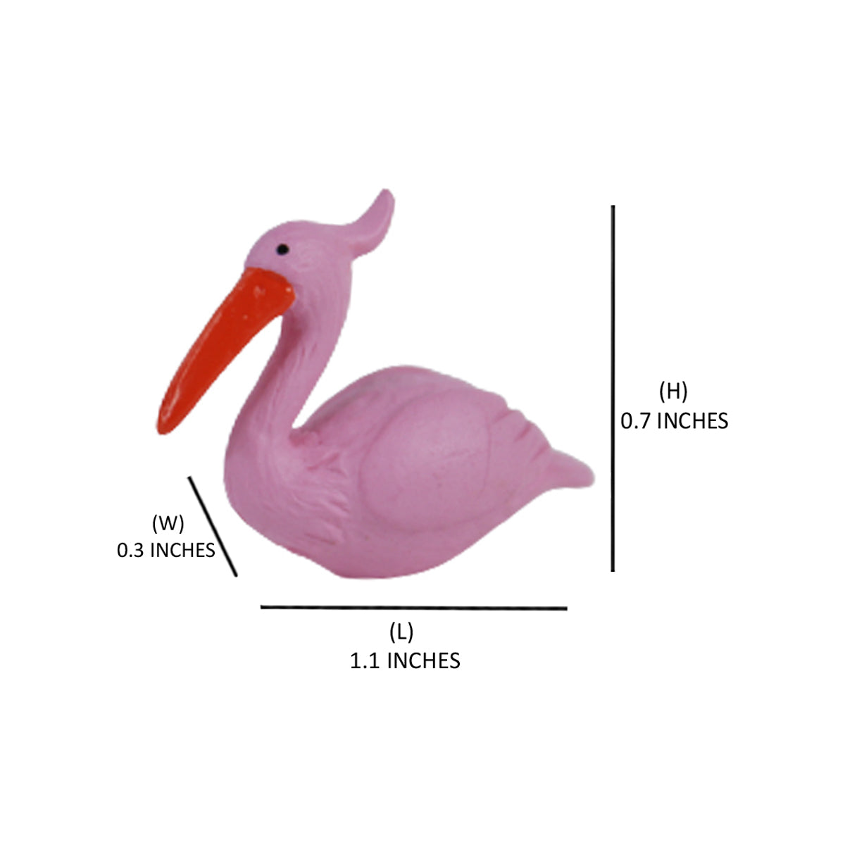 Miniature Toys Set of 12 crane