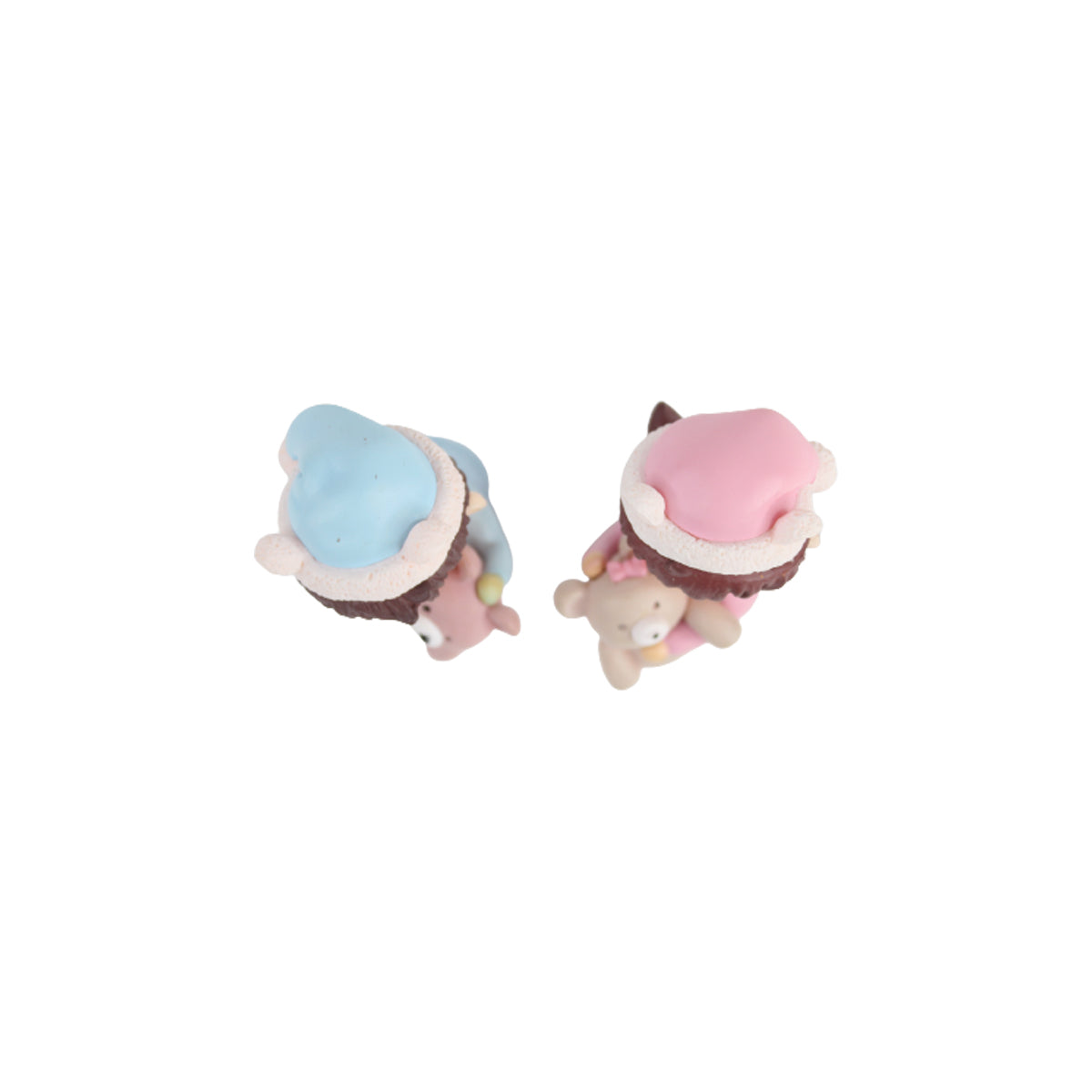 Wonderland Couple hugging teddy Miniatures | 1 Couple = 2Pc | Height 2.5 Inches | Miniature toys , cake toppers , small figuine, Valentine couple, gift, home decor, garden decor