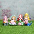 Miniature Toys : (Set of 4) Mermaid