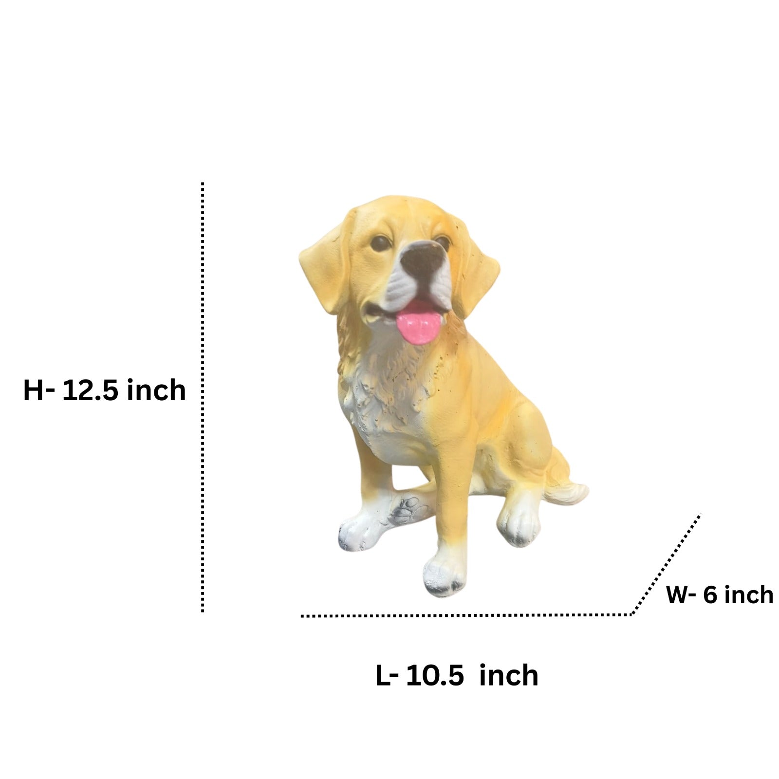 Dog Resin Puppy Garden Decoration