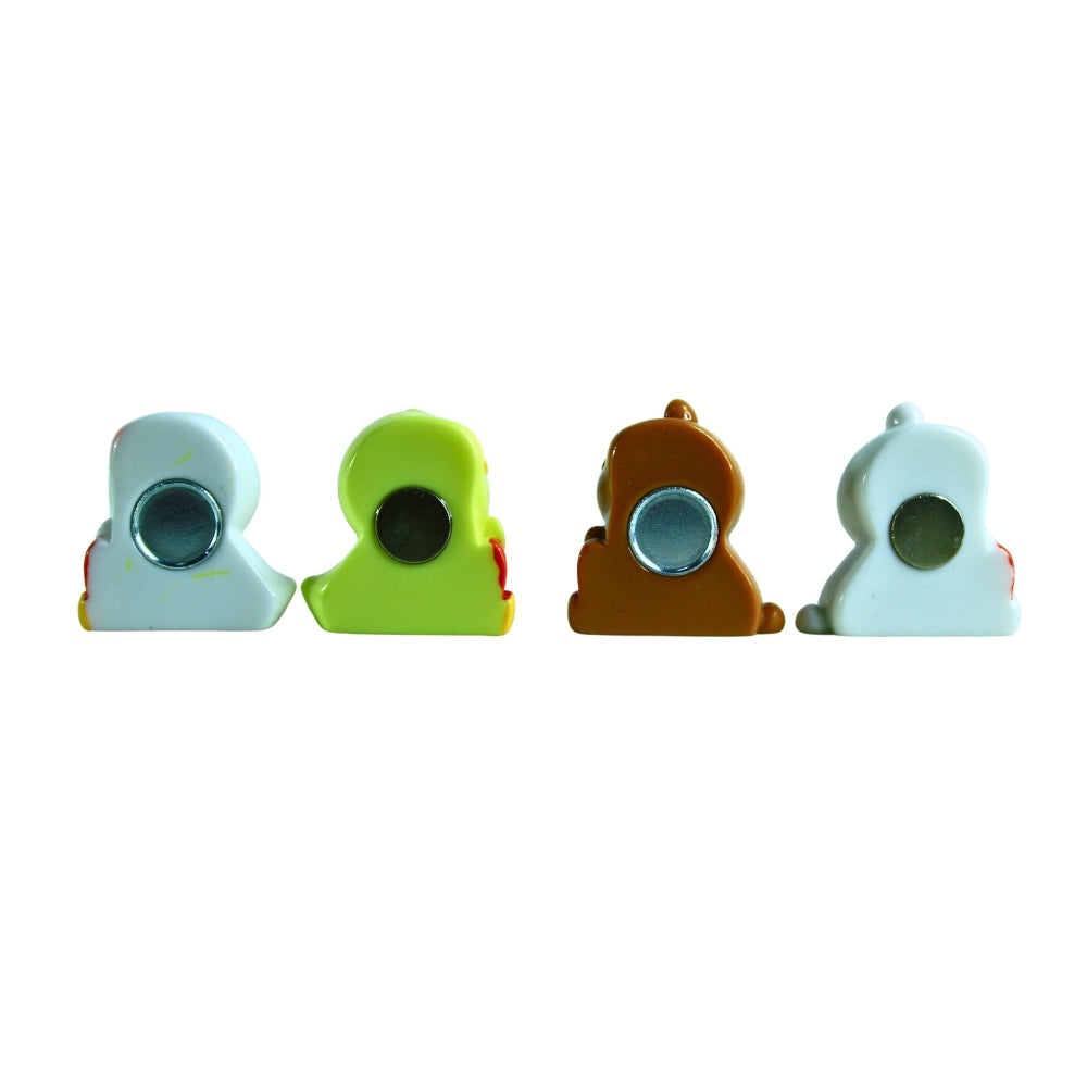 Wonderland (Set of 2 Mini Cute Chicks & Bears with Magnet Miniature Figurines Animals Model Fairy Garden Miniature Moss Landscape