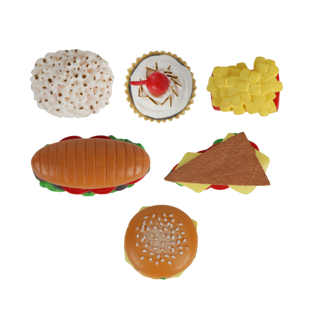 Wonderland ( Set of 6) Miniature toys Fast Food | Doll House Accessories | DIY Craft| Mini Figurines for Display, photoshop,