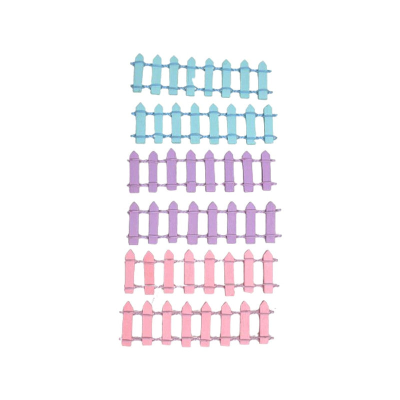 (10 Pcs) Fence Garden Miniature for landscape decoration,Plants Home decor gift Accessories-Assorted