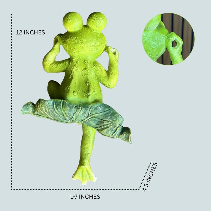 Joyful Jungle Jumper Frog - Adorable Swinging Garden & Patio Décor