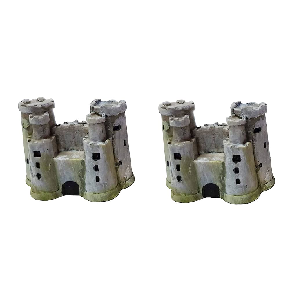 Castle Miniature for Decoration -Set of 2