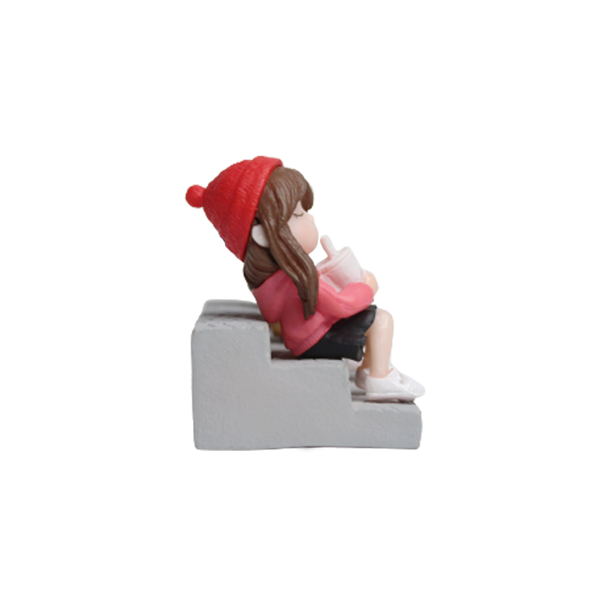 Wonderland Two Sister on Stairs|Miniature Figurine| Shelf Décor | Resin Home décor | Gift Items