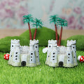 Castle Miniature for Decoration -Set of 2