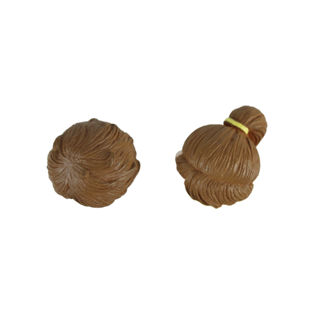 Miniature Toys : Sitting School Kids Couple (Black & Yellow)