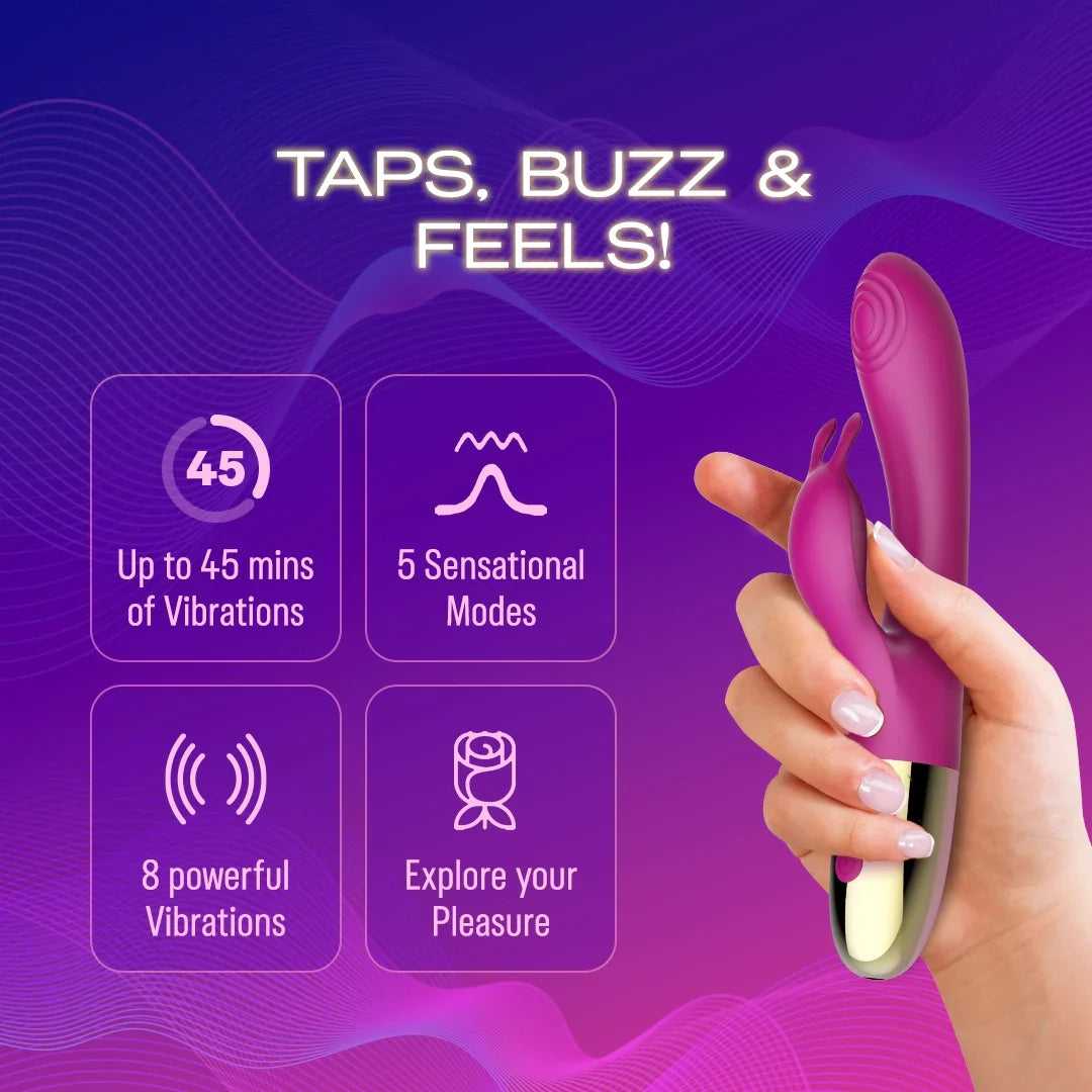 USB Chargeable G Spot Multi Frequency Vibrator
