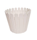 (White, Single pc) Fence Fresh Plastic Garden Planter