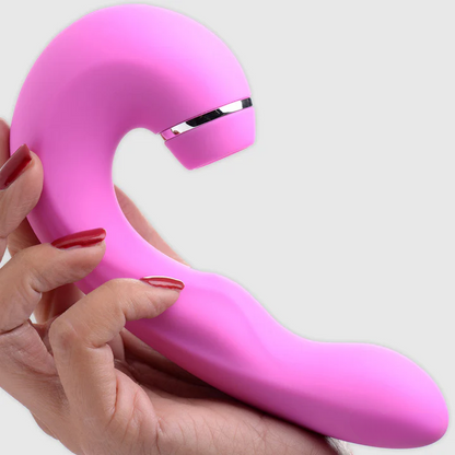 Silicone G-spot Tapping Clitoral Stimulator Vibrator