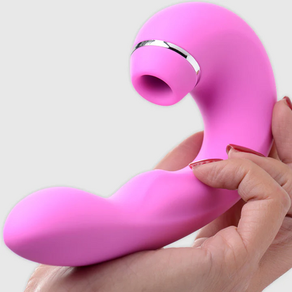 Silicone G-spot Tapping Clitoral Stimulator Vibrator