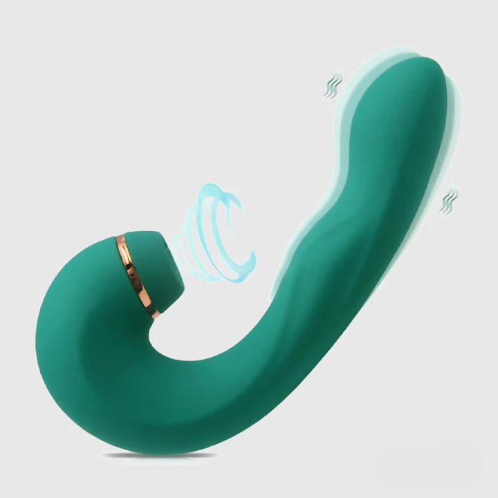 Silicone G-spot Tapping Clitoral Stimulator Vibrator
