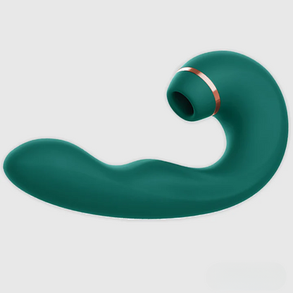 Silicone G-spot Tapping Clitoral Stimulator Vibrator