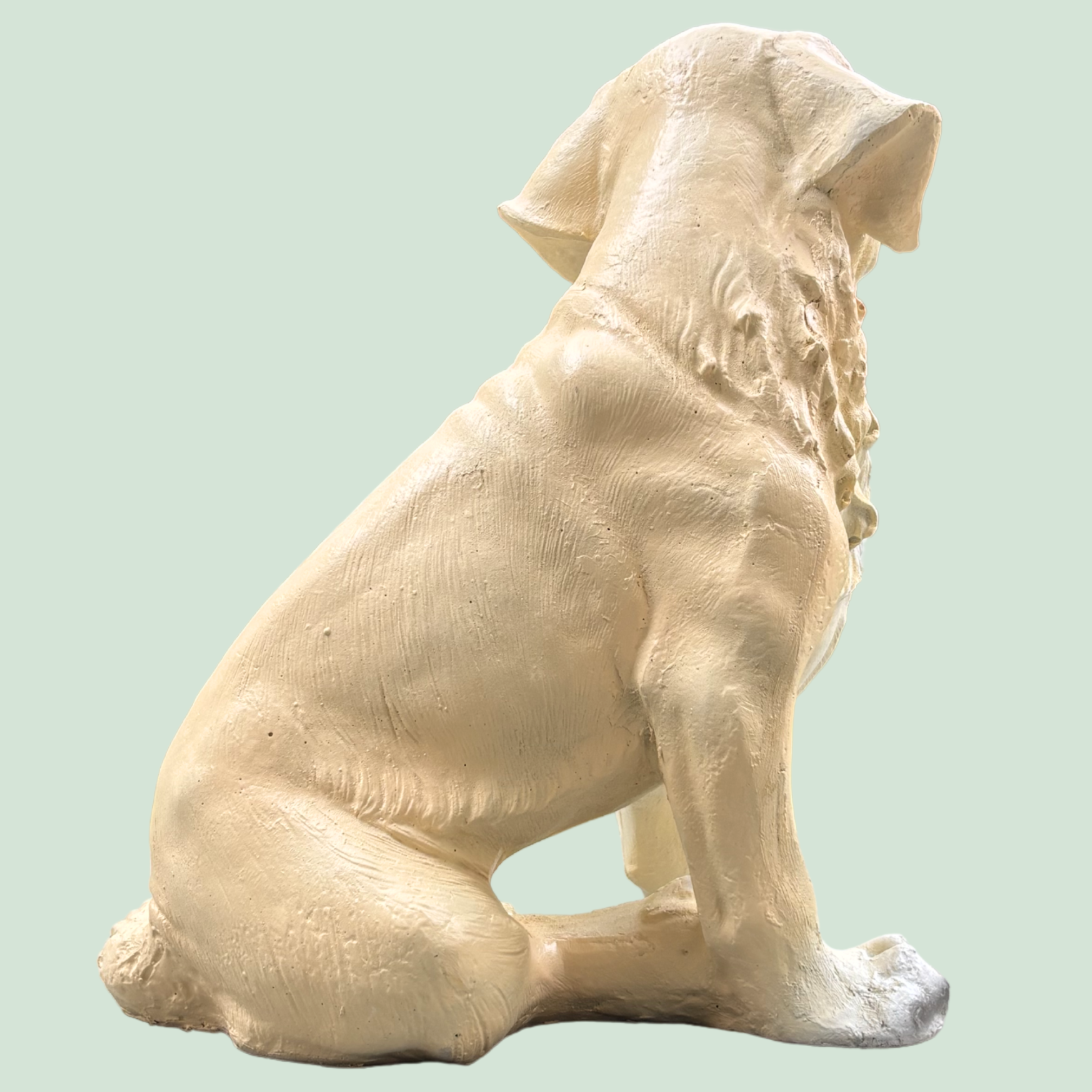 Artificial Real Looking Dog Resin Garden Decoration