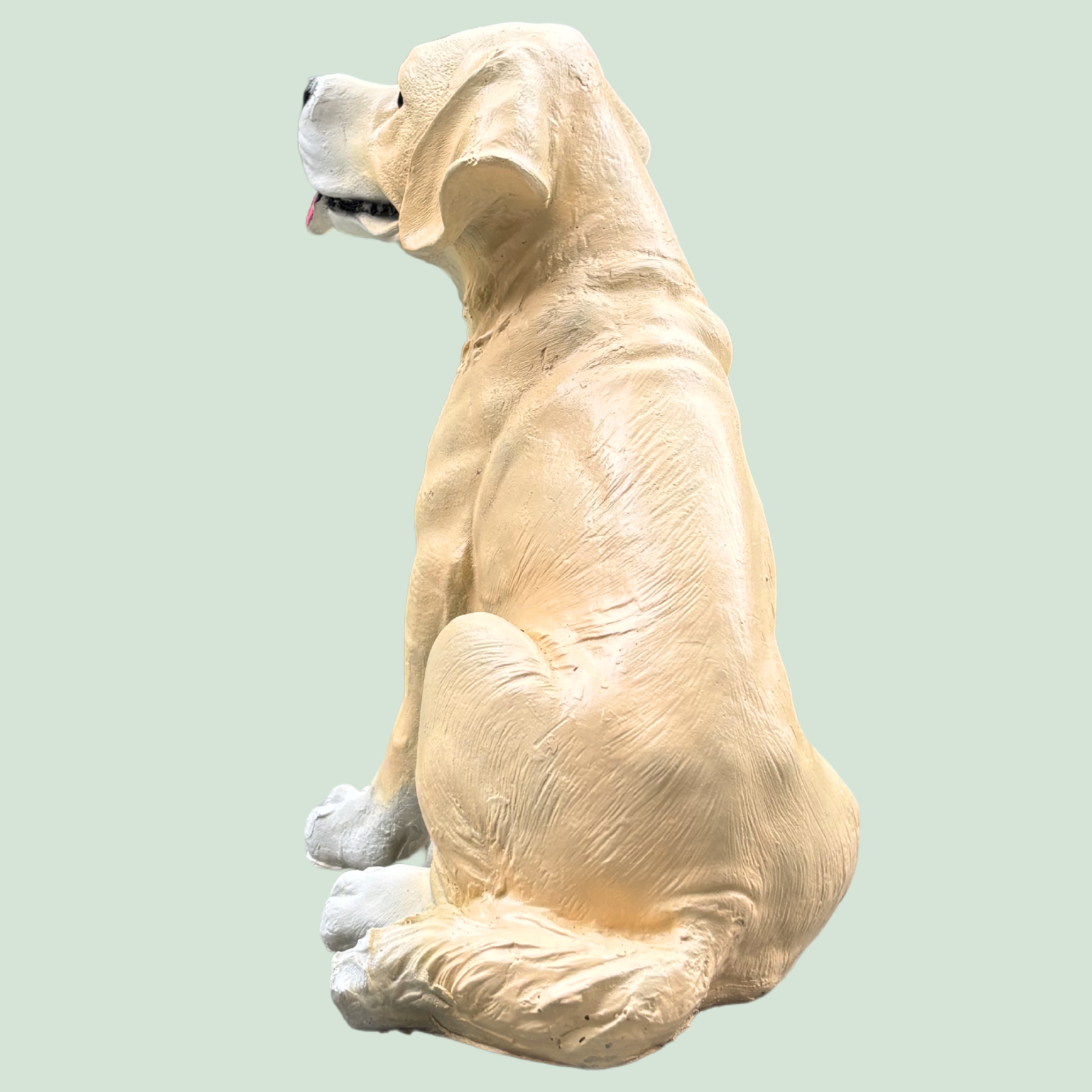 Artificial Real Looking Dog Resin Garden Decoration