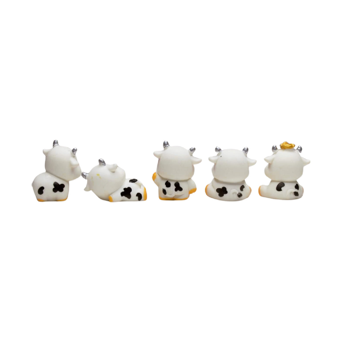 imported miniatures ( pack of 5) cows | Shelf Décor | Miniature Figurine| Shelf Décor | Resin Home décor | Gift Items| Fairy Garden Accessories | Doll House Accessories