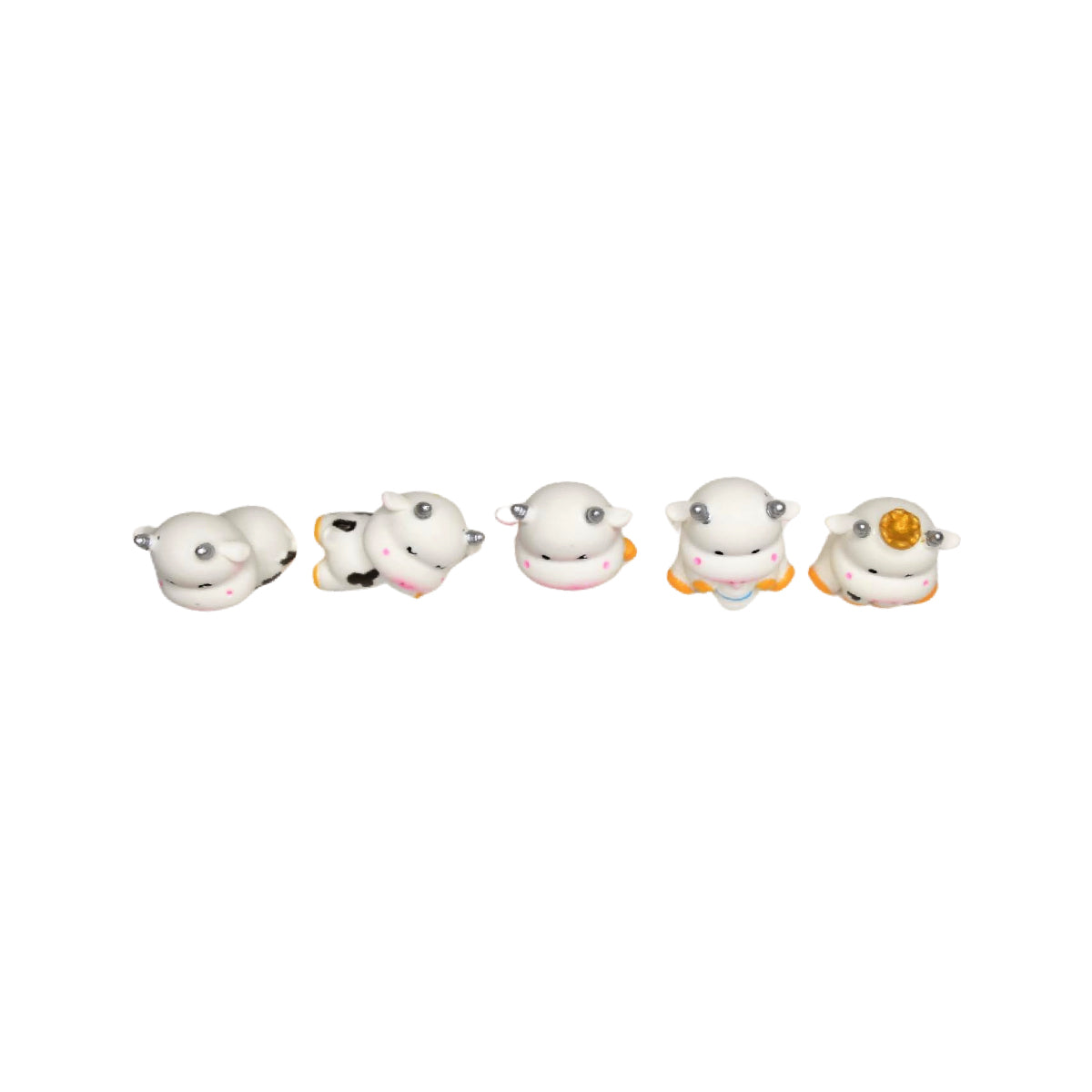 imported miniatures ( pack of 5) cows | Shelf Décor | Miniature Figurine| Shelf Décor | Resin Home décor | Gift Items| Fairy Garden Accessories | Doll House Accessories