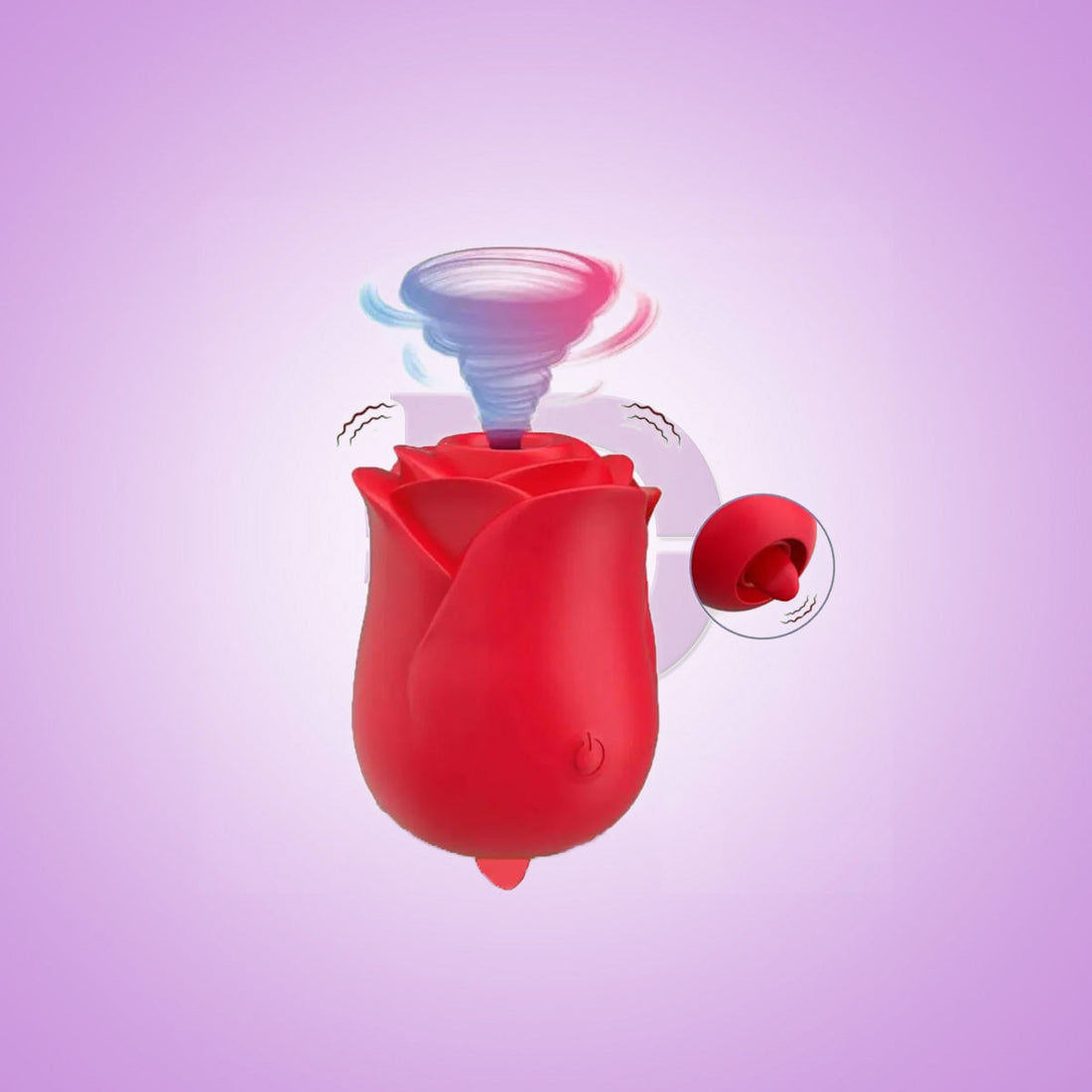 Rose Nipple Tongue Licking Clitoral Sucking Vibrator