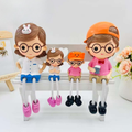 Hanging Legs Showpiece – Cute Family Figurine Decorative Statue