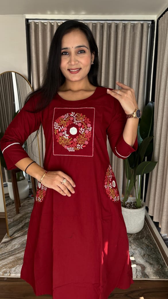 A-Line Kurti Design
