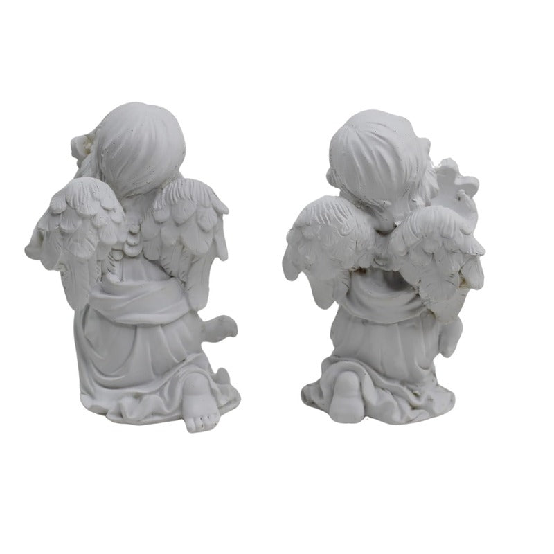 White Angel Set (2 Pieces) – Showpiece For Decoration