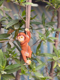 Adorable Hanging Monkey Garden Statue – Weather-Resistant Resin Figurine with Jute Rope