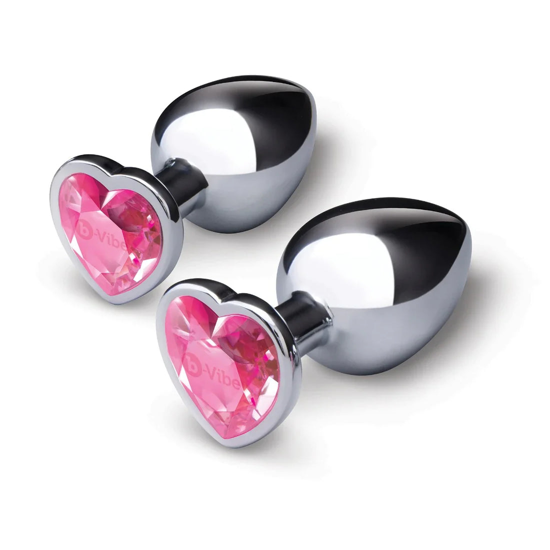 Viben Cheeky Charms Silver Heart Butt Plug