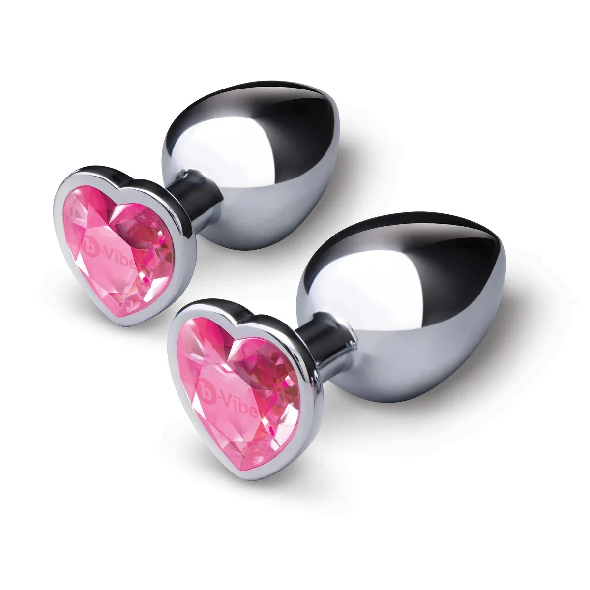Viben Cheeky Charms Silver Heart Butt Plug