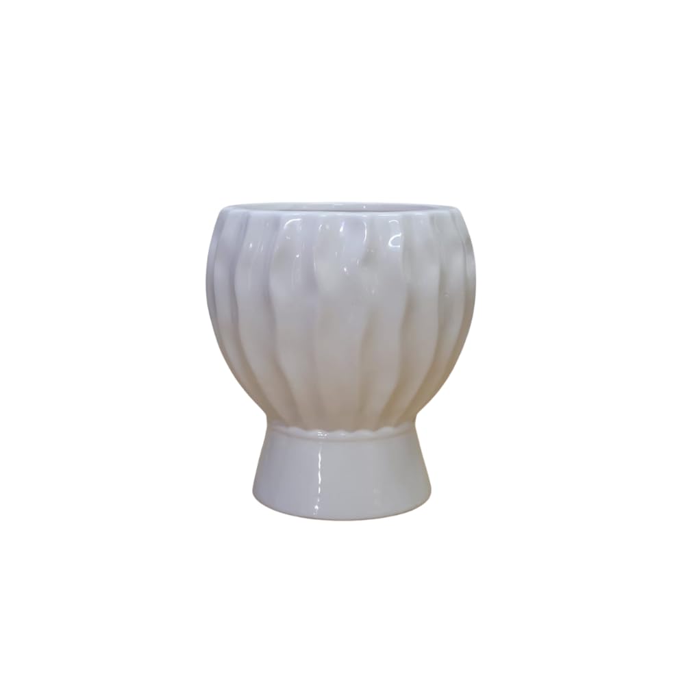 Modern Small Round Ceramic Flower Planter