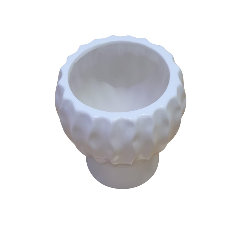 Modern Small Round Ceramic Flower Planter