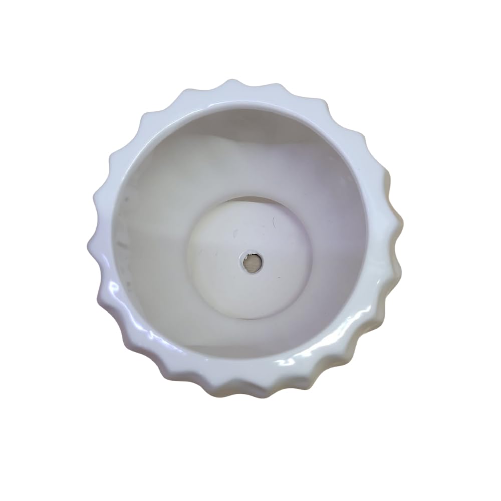 Modern Small Round Ceramic Flower Planter
