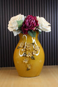 Sunshine Blossom Ceramic Vase | Elegant Decorative Flower Vase