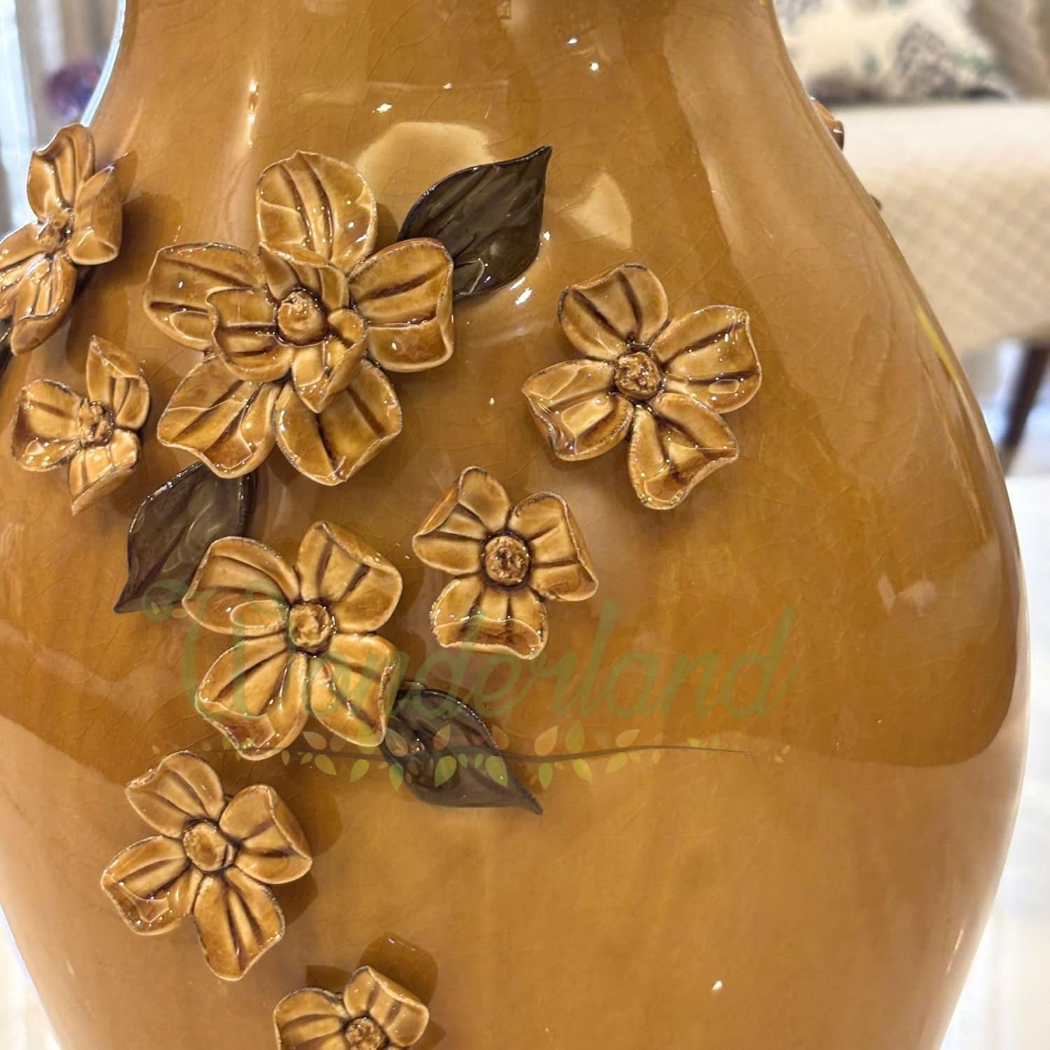 Sunshine Blossom Ceramic Vase | Elegant Decorative Flower Vase