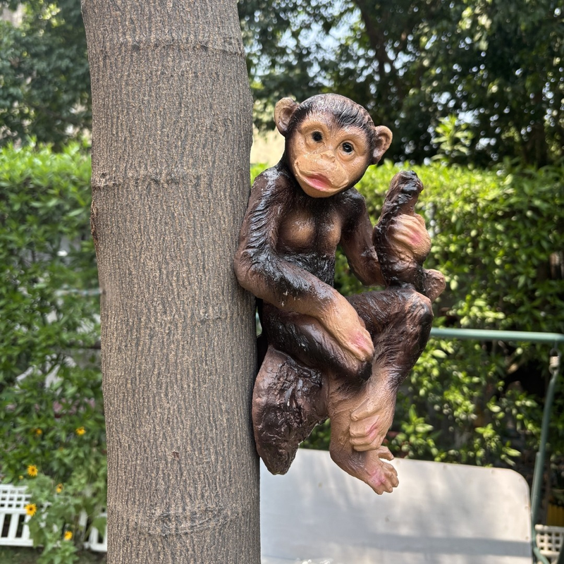 Realistic Hanging Monkey Tree Decor