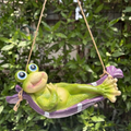 Frog on Hammock - Cheerful Garden & Indoor Hanging Décor