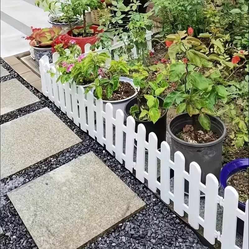 White Picket Garden Fence