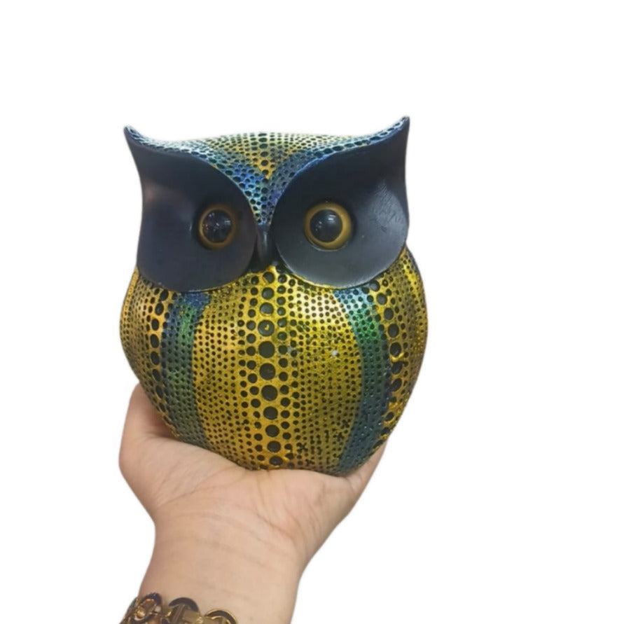 Owl Decor - Enchanting Perforated Sculpture